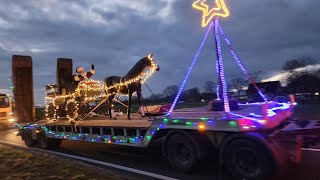 Ostfriesland LKW WeihnachtsKorso 2024 zm Riepster Lüchtermarkt Westerende Bangstede Ochtelbur [upl. by Asena]