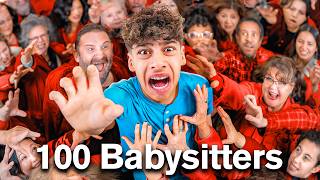 I Survived 100 Babysitters in 24 Hours [upl. by Wulf]