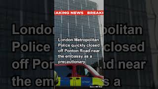 Suspicious Package Discovered Outside US Embassy in London Raises Alarm [upl. by Aynuat]