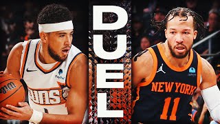 Devin Booker 28 PTS amp Jalen Brunson 35 PTS Go At It In MSG  November 26 2023 [upl. by Akili950]