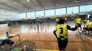 Segundo y tercer 13 octubre set senior masculino Maniotas vs Boiro [upl. by Innor270]