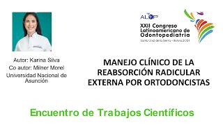 TC100 398 Manejo clínico de la reabsorción radicular externa por ortodoncistas [upl. by Tterrag]