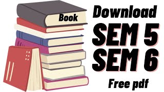 DOWNLOAD SEM 5 AND SEM 6 BOOK PDF II In Hindi ll bsc it Mumbai University [upl. by Rogozen79]