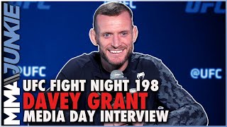 Davey Grant expects a big hit hard war against Adrian Yanez  UFC Vegas 43 [upl. by Sofko691]