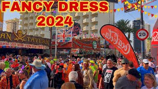 FANCY DRESS 2024  Incredible Atmosphere in Benidorm 😲🎩 [upl. by Beichner430]