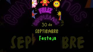 Estas son las mañanitas 30 de septiembre 💟🩷 Felicitaciones de cumpleaños divertidas happybirthday [upl. by Netsirk204]