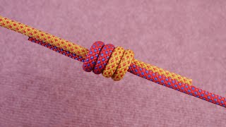 Rope connection knot knotting method [upl. by Niwroc]