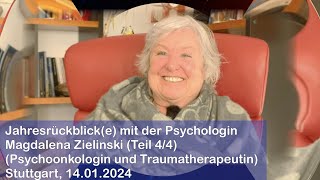 Jahresrückblicke mit der Psychologin Magdalena Zielinski Teil 44 [upl. by Blodget997]