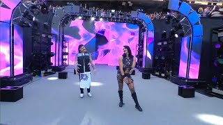 Rhea Ripley Epic Entrance on WWE Summerslam 2024 Highlights [upl. by Burnard]