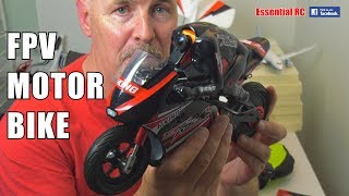 FPV RC RACING MOTORBIKE with Onboard Track Views [upl. by Antonetta605]