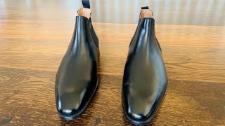 Meermin Chelsea Boots  101570  BLACK CALF – E [upl. by Kalam]