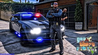 Playing GTA 5 As A POLICE OFFICER Detective Ep 3 GTA 5 Lspdfr Mod 4K [upl. by Lleddaw]