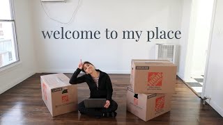 MOVING VLOG  empty apartment tour 🏠 [upl. by Germaine]