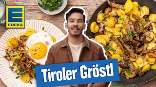 Tiroler Gröstl Rezept  Pfannengericht der österreichischen Küche [upl. by Akayas881]