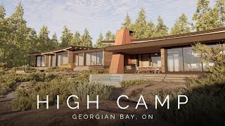 Stunning NEW Georgian Bay Cottage amp Cabins Design Reveal  High Camp [upl. by Enahs]