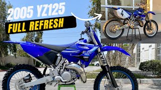 05 YZ125 Completely Rebuilt in 21 Minutes [upl. by Lamaaj472]