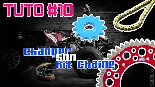 TUTO QUAD 10 🔧 CHANGER SON KIT CHAINE [upl. by Arrek394]