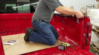 How to install a Truxedo Lo Pro Roll up tonneau cover [upl. by Nwahsauq458]