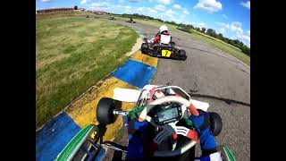 2023 Derek Wagner KA100 Senior Stockholm Karting Center 10 Final [upl. by Eislehc713]