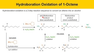 HydroborationOxidation of 1Octene Experiment Part 3 Week 2 Prelab Lecture [upl. by Steele]