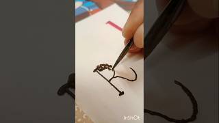 R letter mehndi 😍✨ mehndi mehndidesign hennadesign viralvideo viralreels viralshorts [upl. by Yaral127]