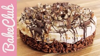 Kinder Country No Bake Cake  BakeClub [upl. by Llenyl]