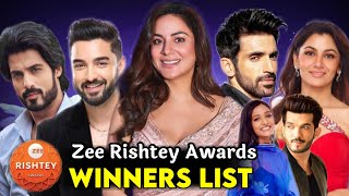 Zee Rishtey Awards Winner List  Best Jodi  Best Maa  Most Loving Character Male and Female [upl. by Anrym]