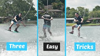 3 Tricks you must learn  Wakeboarding  Tutorial [upl. by Imled]