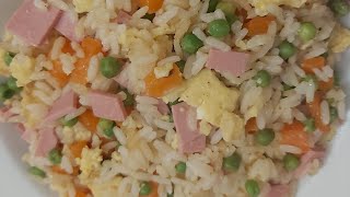 Recette riz cantonais ampchinoise😋 هذه الوصفة الصينية تستحق ملايين مشاهدة [upl. by Emanuel638]