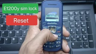 Samsung GTE1200Y Sim lock Remove Complete Process  Samsung e1200 SIM LOCK reset [upl. by Aihtebat]