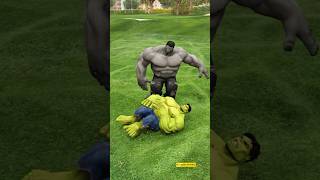 Grey Hulk Attack On Green Hulk But Robot Hulk Saved Hulk 😱shorts [upl. by Handel]