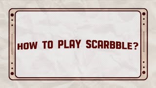 how to play scrabble [upl. by Rochus710]