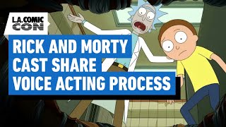 Rick and Morty Cast Share Voice Acting Process  LA Comic Con 2024 [upl. by Yehudi]