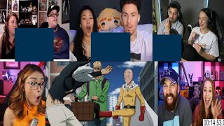 ONE PUNCH MAN EPISODE 2x9 REACTION MASHUP [upl. by Prebo]