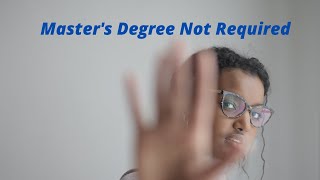 You Do Not Need A Masters Degree In Accounting [upl. by Akenaj]