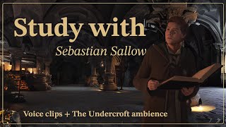 Study with Sebastian Sallow  The Undercroft Hogwarts Legacy ASMR Ambience [upl. by Acile]