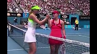 Maria Sharapova vs Angelique Kerber 2012 AO R3 Highlights [upl. by Yvor]