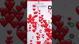 iPhone Hack Send Animated Emojis In Text Shorts [upl. by Khorma337]