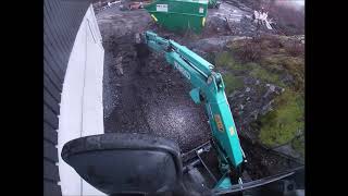 Drenering del 1  riving og utgraving  Drainage part 1  demolition and excavation [upl. by Kcirdahc]