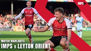 Match highlights  Imps v Leyton Orient [upl. by Akimahc686]