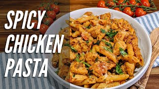 Spicy Chicken Pasta in 20 minutes  Quick simple and delicious [upl. by Alain]