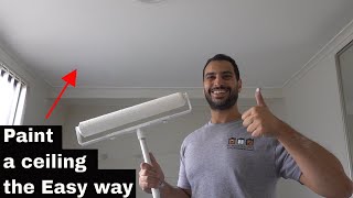 How to paint a ceiling DIY like a pro [upl. by Westbrook376]