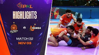 Match Highlights Puneri Paltan vs U Mumba  November 3  PKL Season 11 [upl. by Laughry]