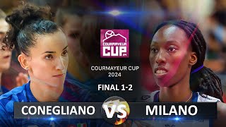 Gold Final of Courmayeur Cup 2024  Prosecco Doc Imoco Conegliano vs Vero Volley Milano [upl. by Ramyaj658]