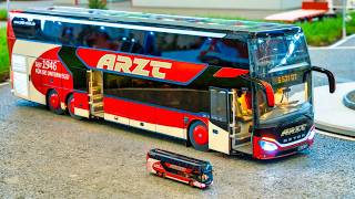 Ultimate RC BUS 114 and 187 RC Model Clone  RC bus with surprising hidden details [upl. by Shipley113]