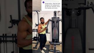 Workout for rear deltoid on a multi gym homegym [upl. by Brendis]