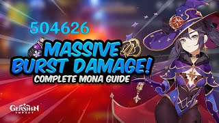 COMPLETE MONA GUIDE Best Mona Build  Artifacts Weapons Teams amp Skills Explained  Genshin Impact [upl. by Errised]