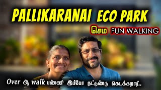 Sema Fun at the last min 😂  Pallikaranai EcoPark Marshland Walking vlog  Cook n Trek [upl. by Ahsiyk]