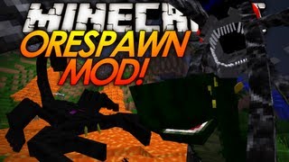 Minecraft Mods  OreSpawn Mod  ULTIMATE BOSSES MOD Pt 2 OreSpawn Minecraft Mod Showcase [upl. by Attiuqaj]