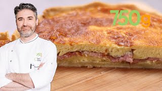 La meilleure façon de réussir sa quiche lorraine facile goûteuse et gourmande  750g [upl. by Aeila166]